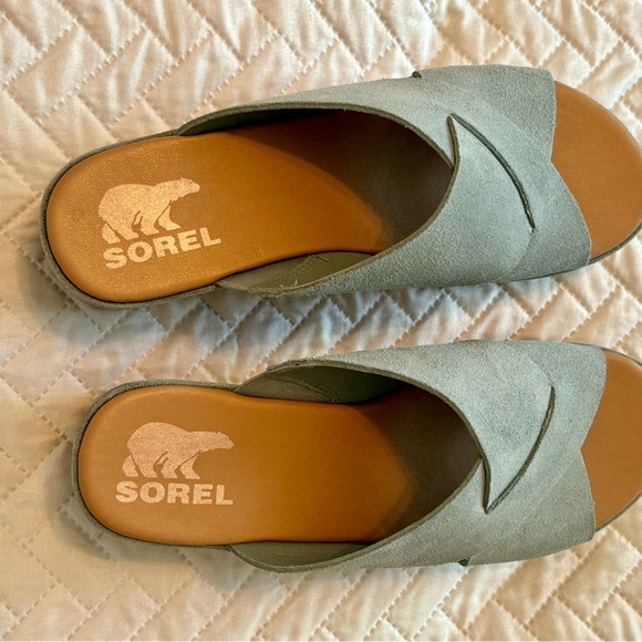 Sorel suede slides, size 9 - Picture 4 of 8